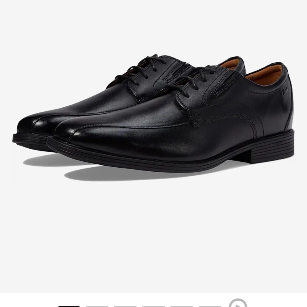 Clarks men leather shoes
